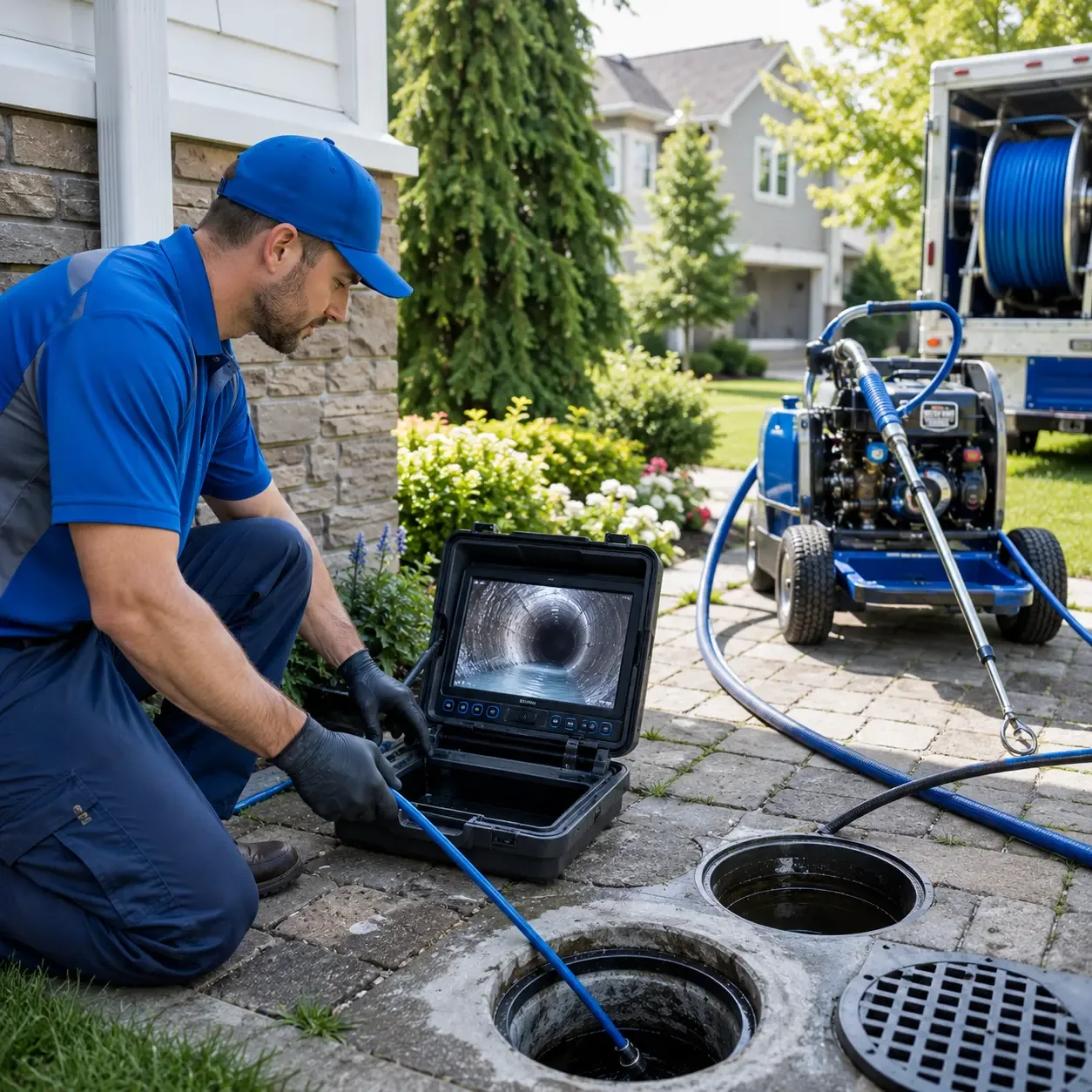 Outdoor drain cleaning professionals serving Mcintire, IA