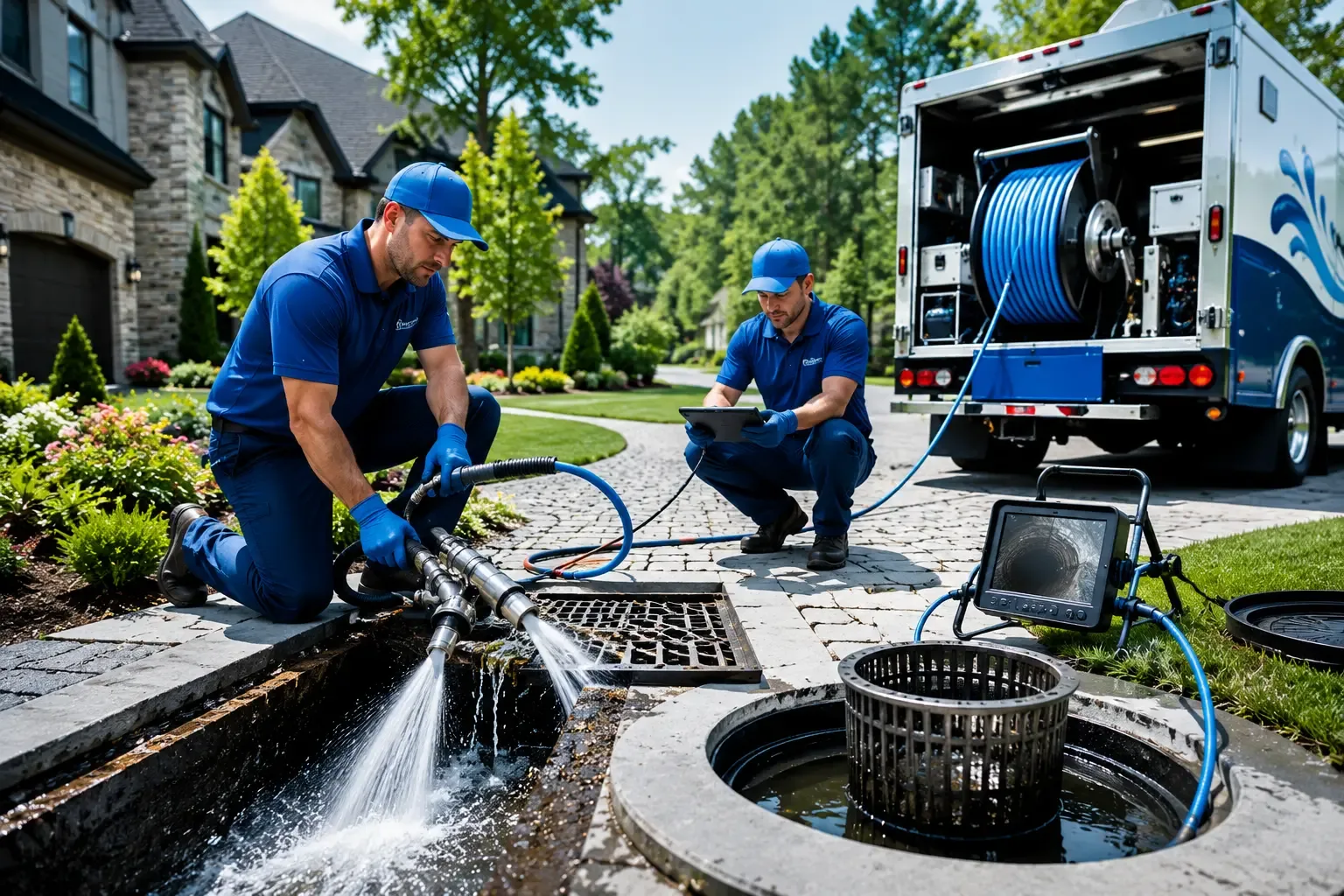 Local outdoor drain cleaning professionals in Mcintire, IA